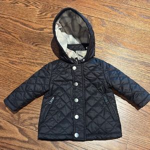 Burberry Children Quilted Puffer w/ hood size 6M